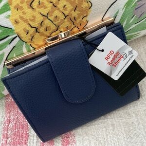 Navy wallet
